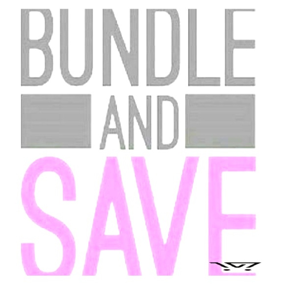 Bundle to save on items and shipping!